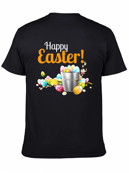 Happy Easter T-Shirt - Festive Egg Bucket Design