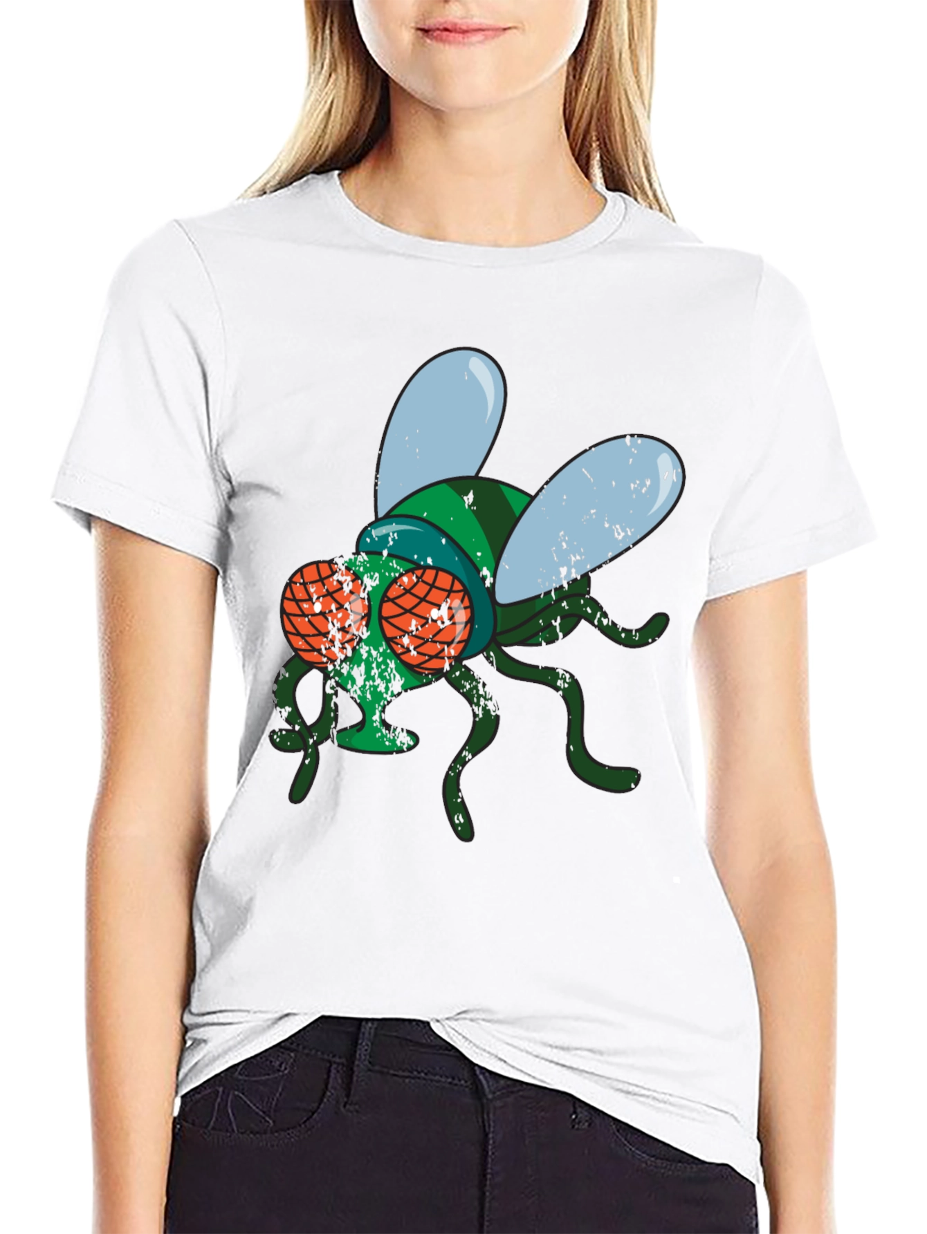 Fly Graphic Print Mens T-Shirt