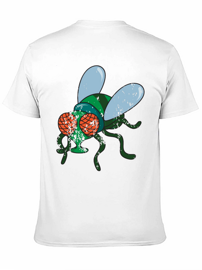 Fly Graphic Print Mens T-Shirt
