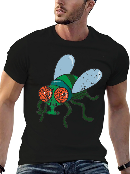Fly Graphic Print Mens T-Shirt