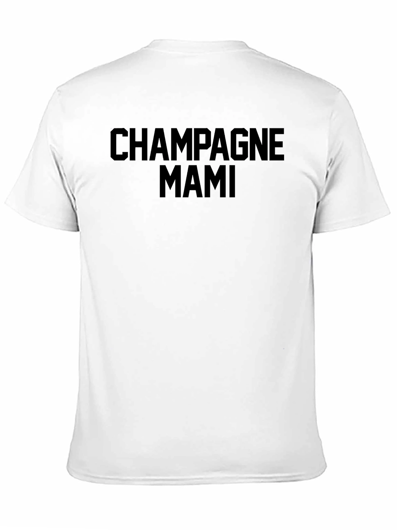 Champagne Mami Black Graphic Tee