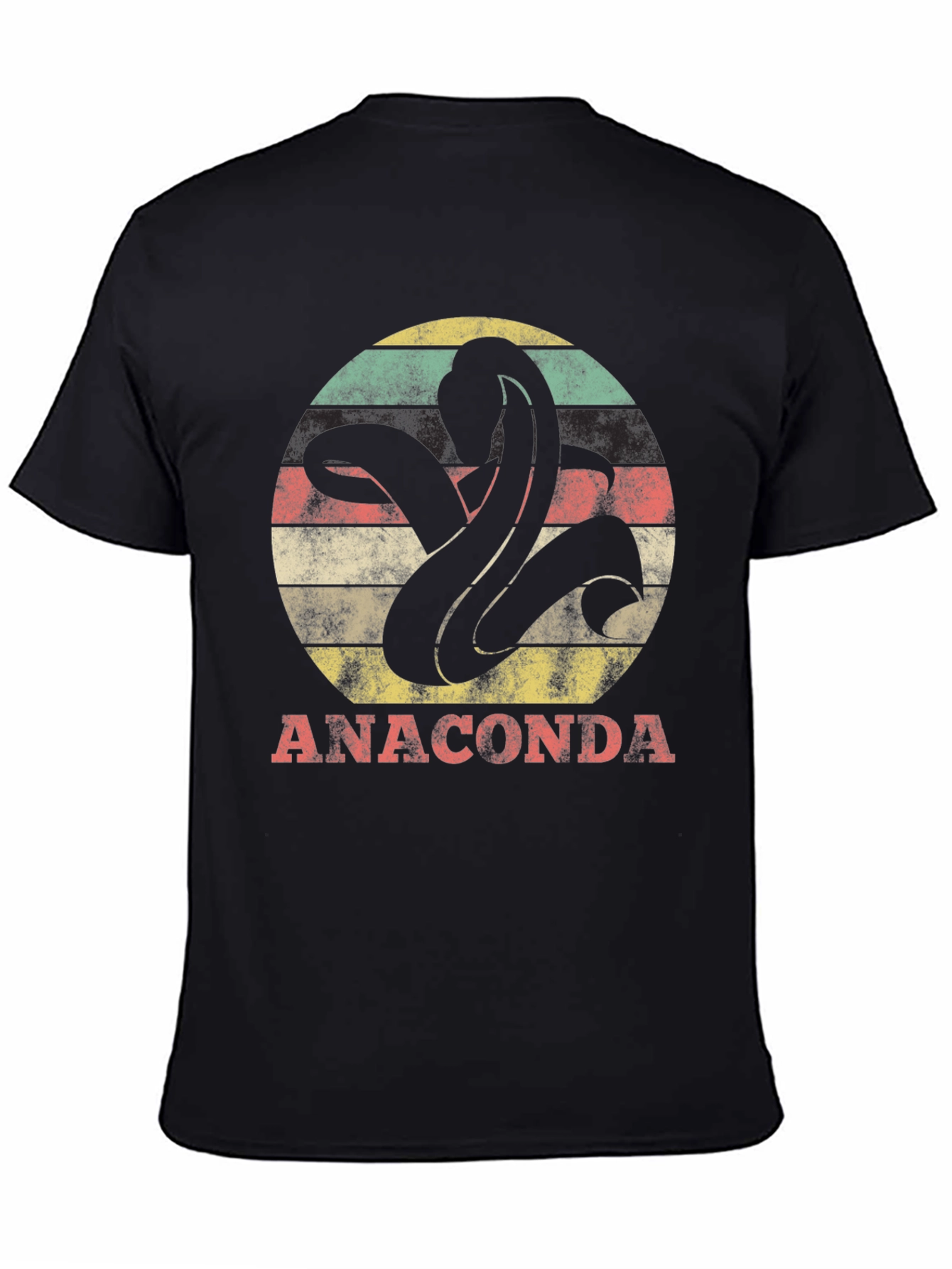 Anaconda Snake Graphic Tee - Retro Style