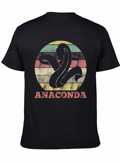 Anaconda Snake Graphic Tee - Retro Style