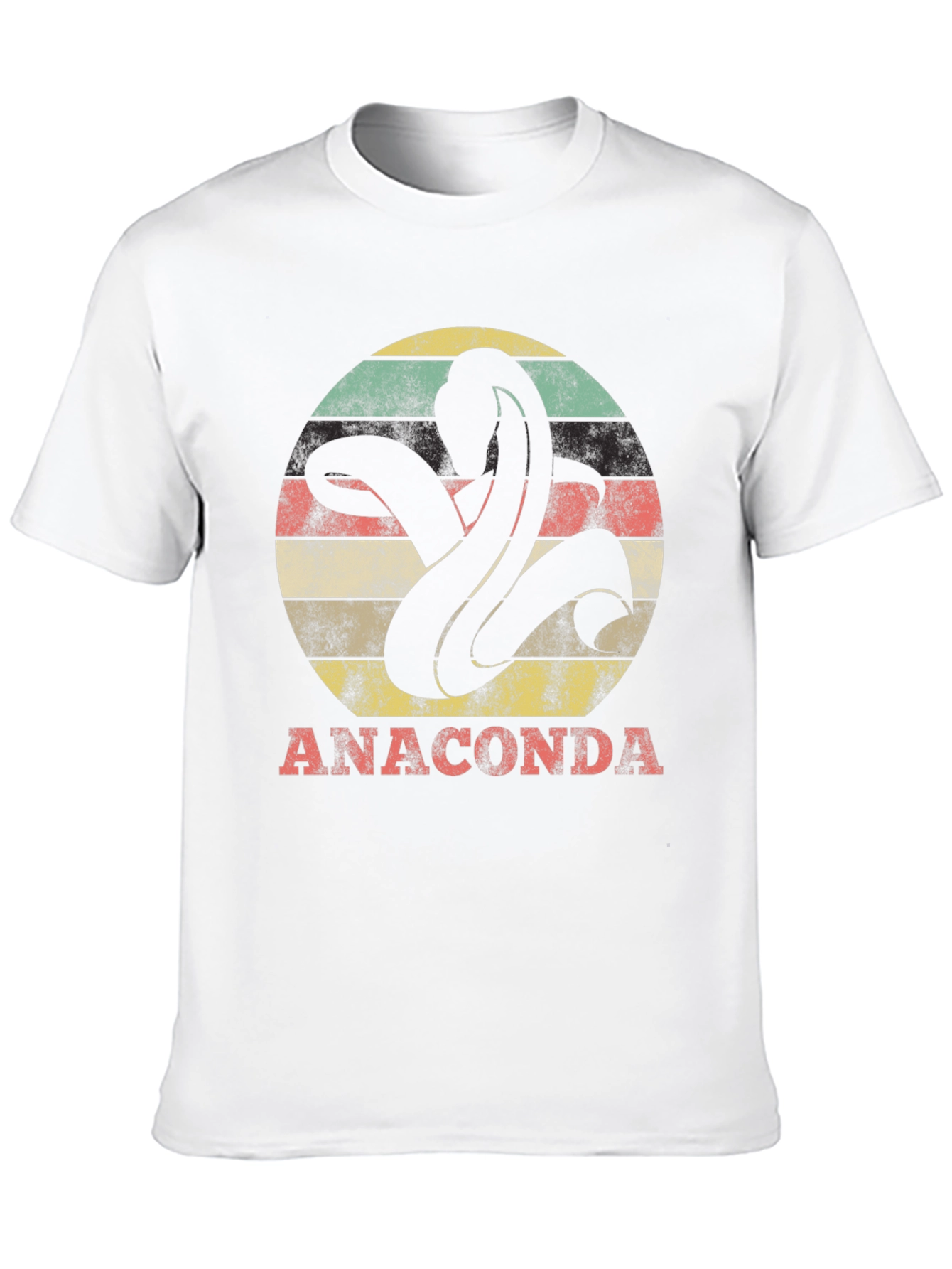 Anaconda Snake Graphic Tee - Retro Style