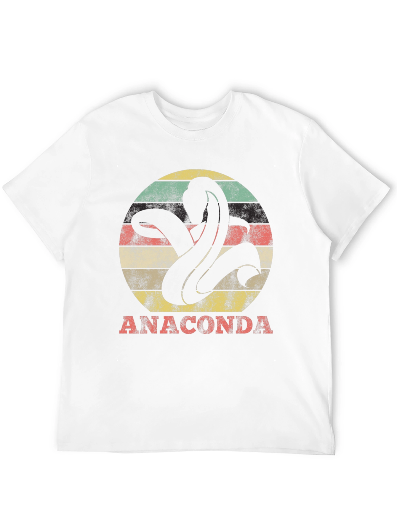 Anaconda Snake Graphic Tee - Retro Style