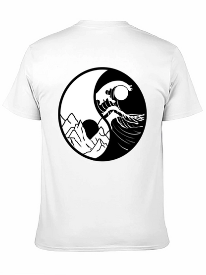 Yin Yang Mountain Wave Graphic Tee
