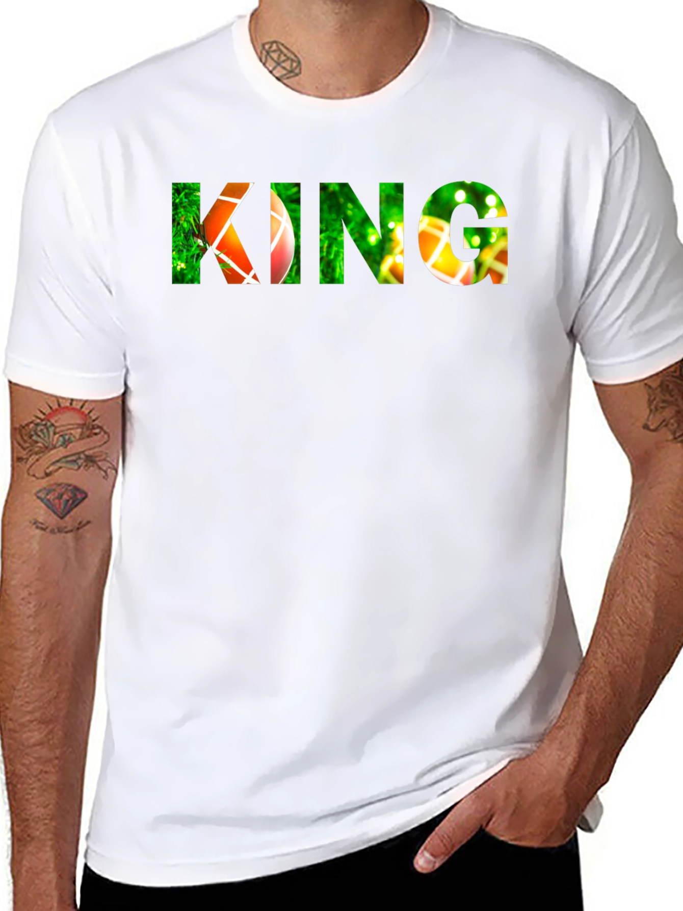 King Graphic Tee - Novelty Design