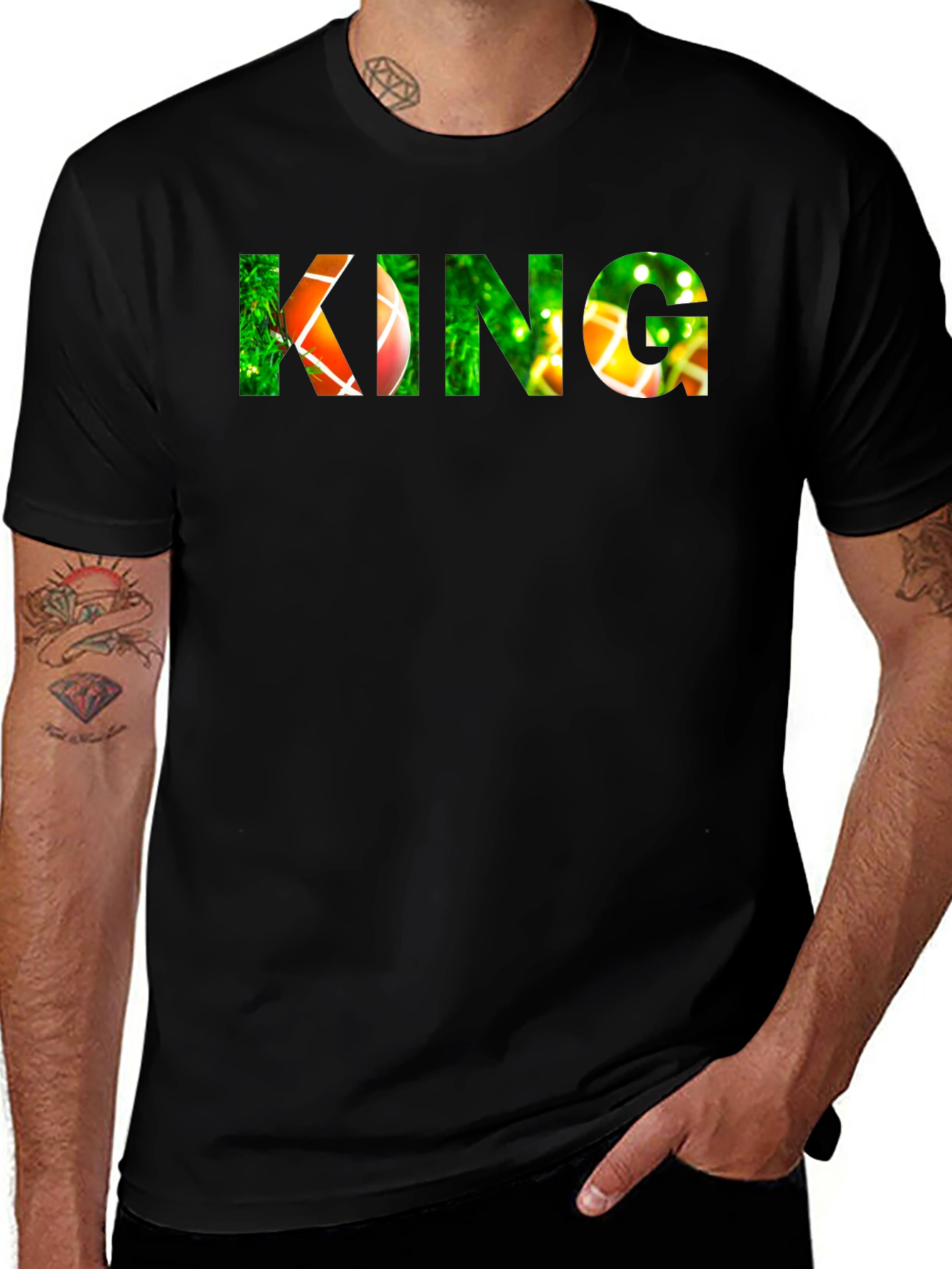 King Graphic Tee - Novelty Design