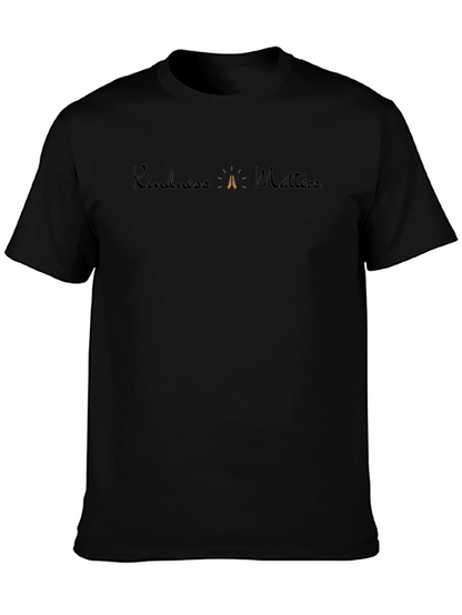 Kindness Matters Graphic Tee - Black