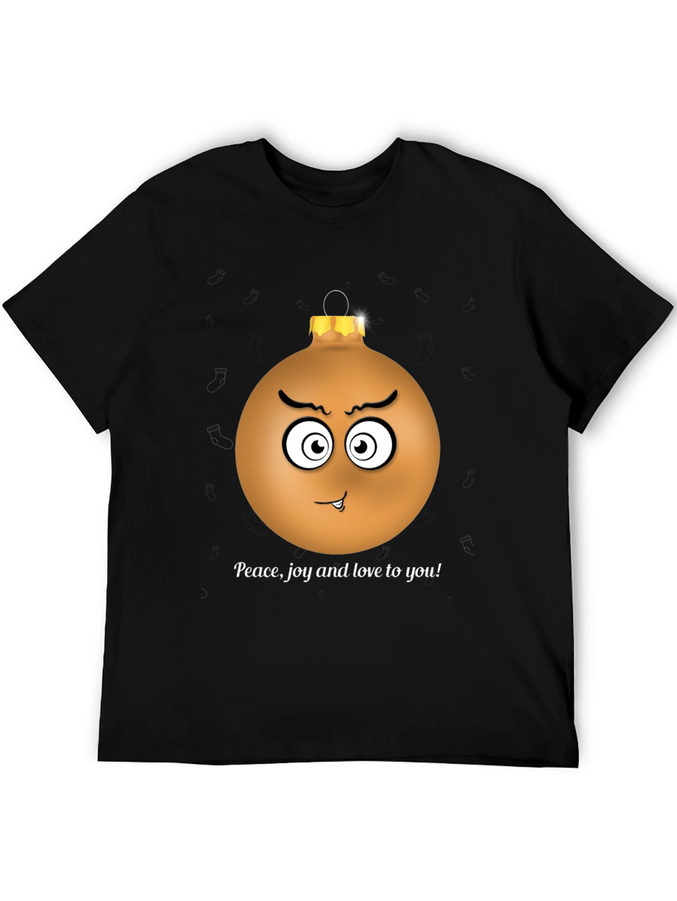 Festive Grumpy Ornament Graphic Tee