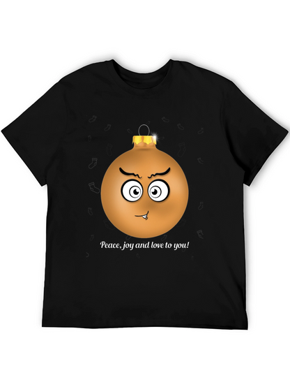 Festive Grumpy Ornament Graphic Tee