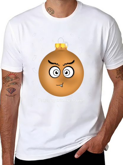 Festive Grumpy Ornament Graphic Tee