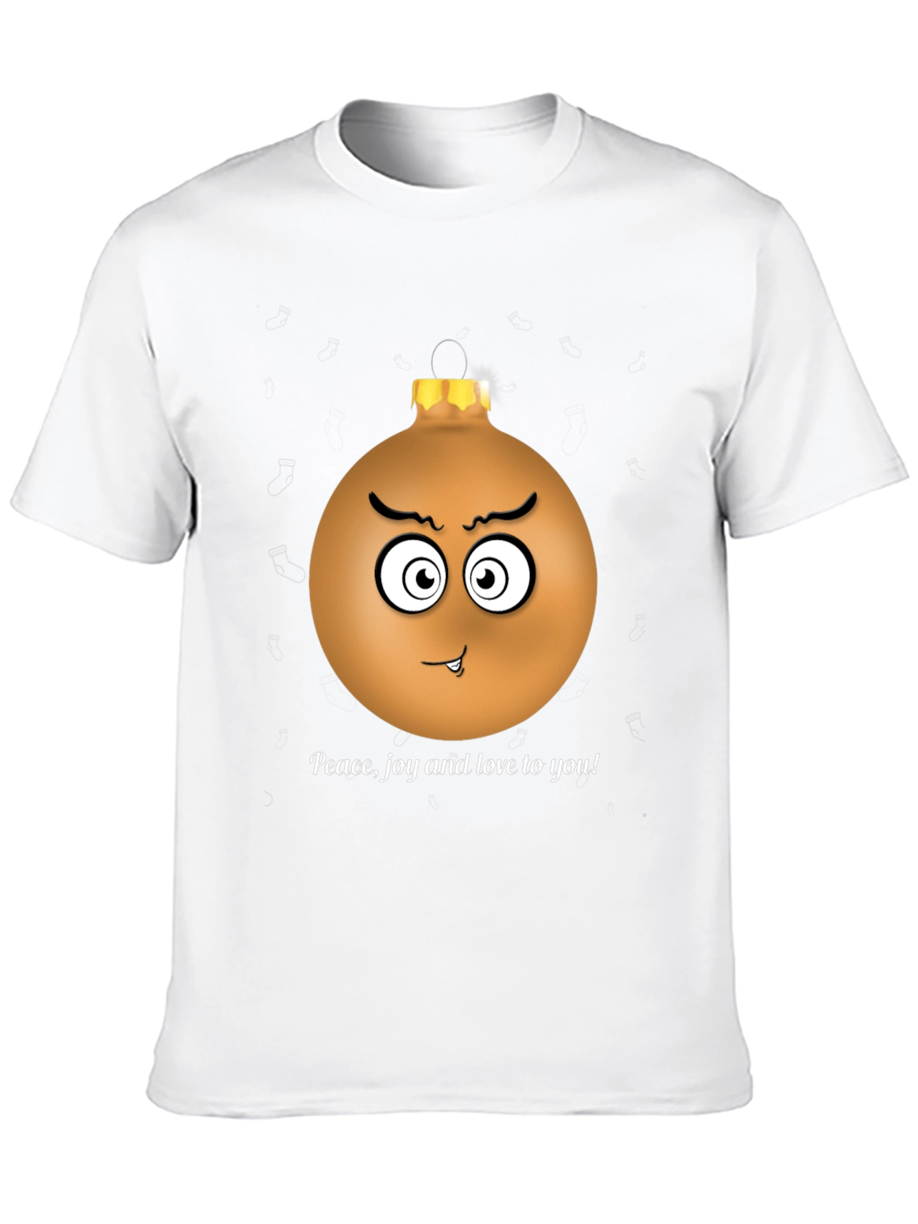 Festive Grumpy Ornament Graphic Tee
