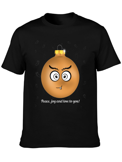Festive Grumpy Ornament Graphic Tee