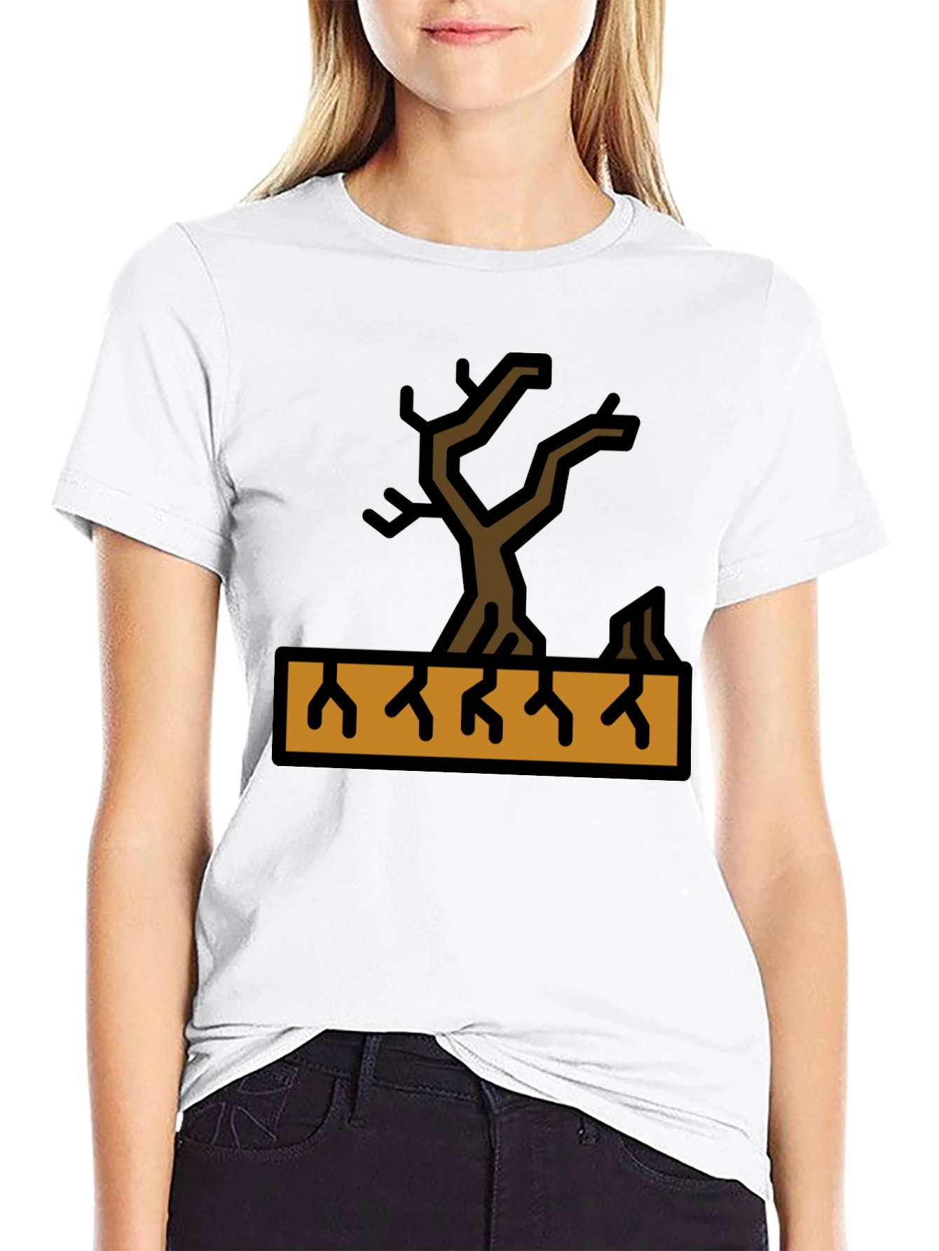 Arid Land T-Shirt - Dry Tree Graphic Tee