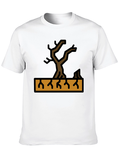 Arid Land T-Shirt - Dry Tree Graphic Tee