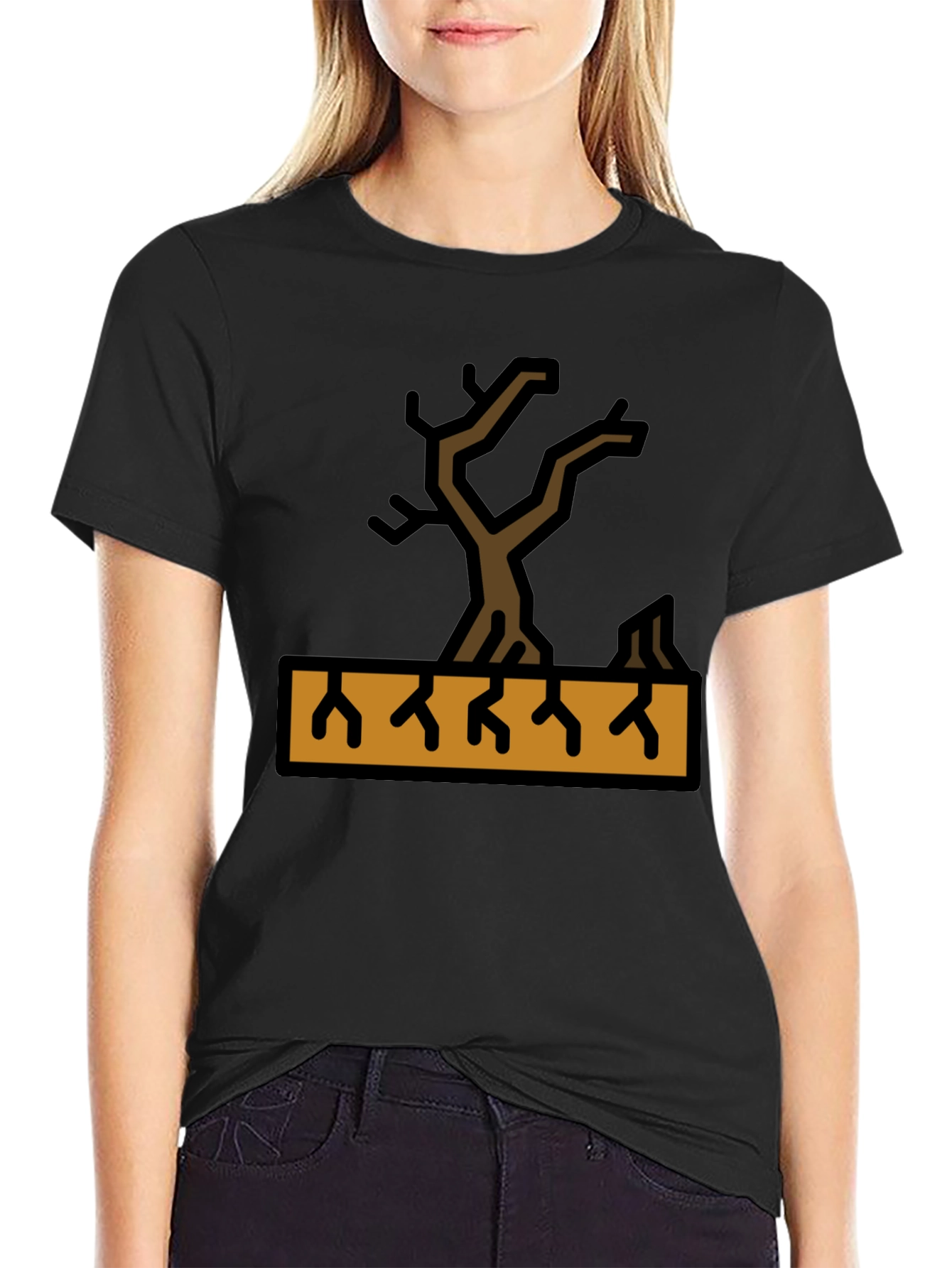 Arid Land T-Shirt - Dry Tree Graphic Tee
