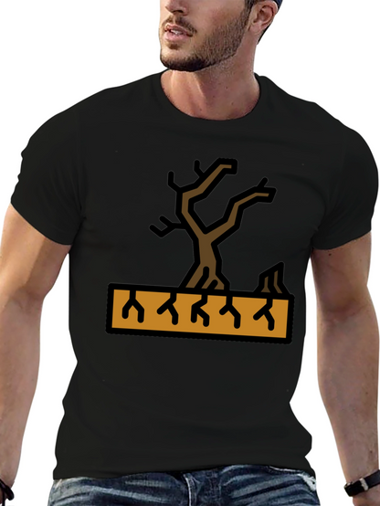 Arid Land T-Shirt - Dry Tree Graphic Tee