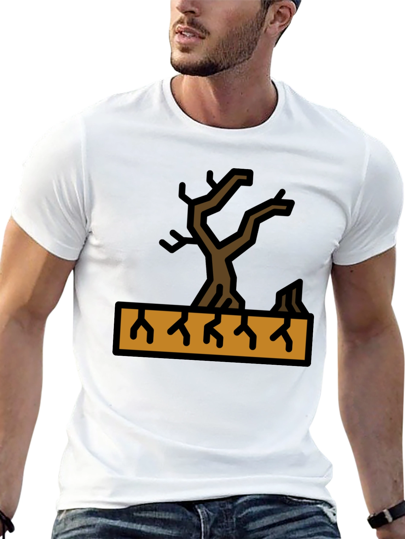 Arid Land T-Shirt - Dry Tree Graphic Tee
