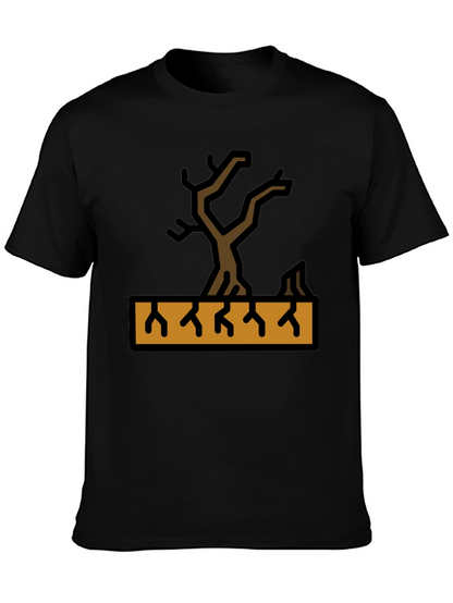 Arid Land T-Shirt - Dry Tree Graphic Tee