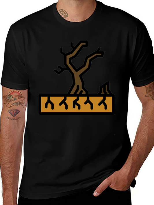 Arid Land T-Shirt - Dry Tree Graphic Tee