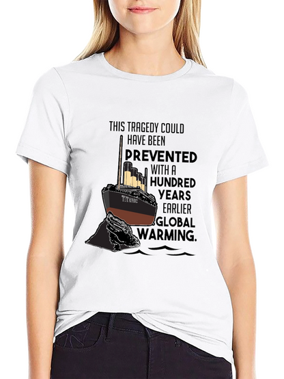 Titanic Global Warming T-Shirt