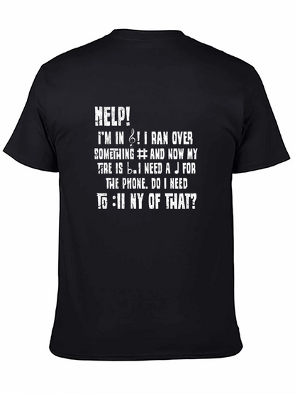 Musical Humor T-Shirt: Flat Tire!