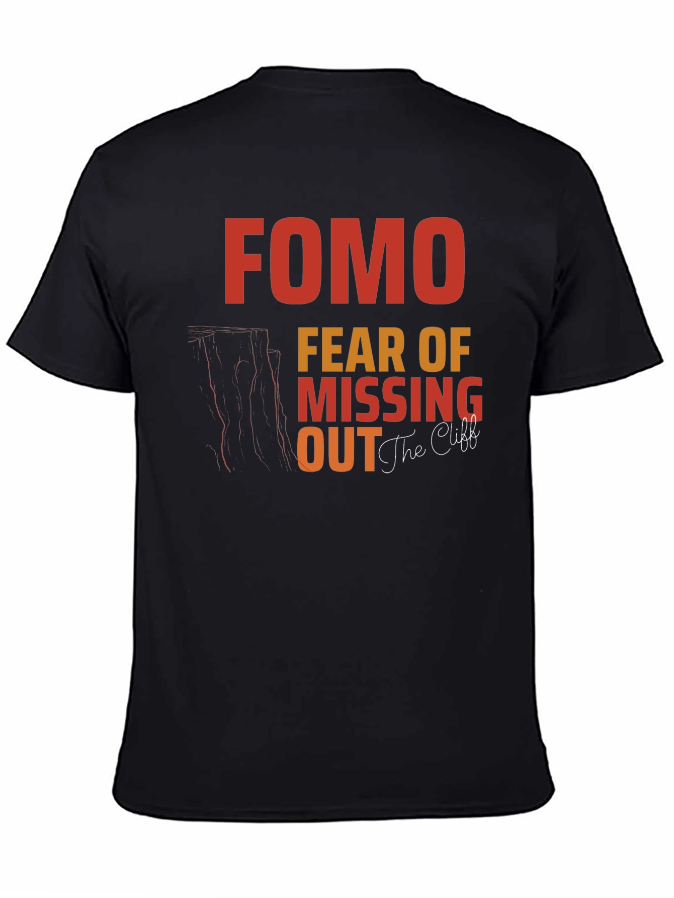 FOMO Fear of Missing Out Graphic T-Shirt