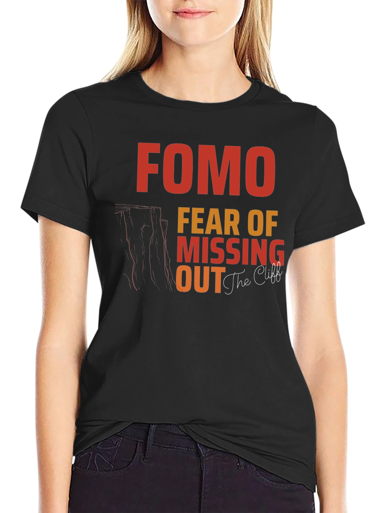 FOMO Fear of Missing Out Graphic T-Shirt