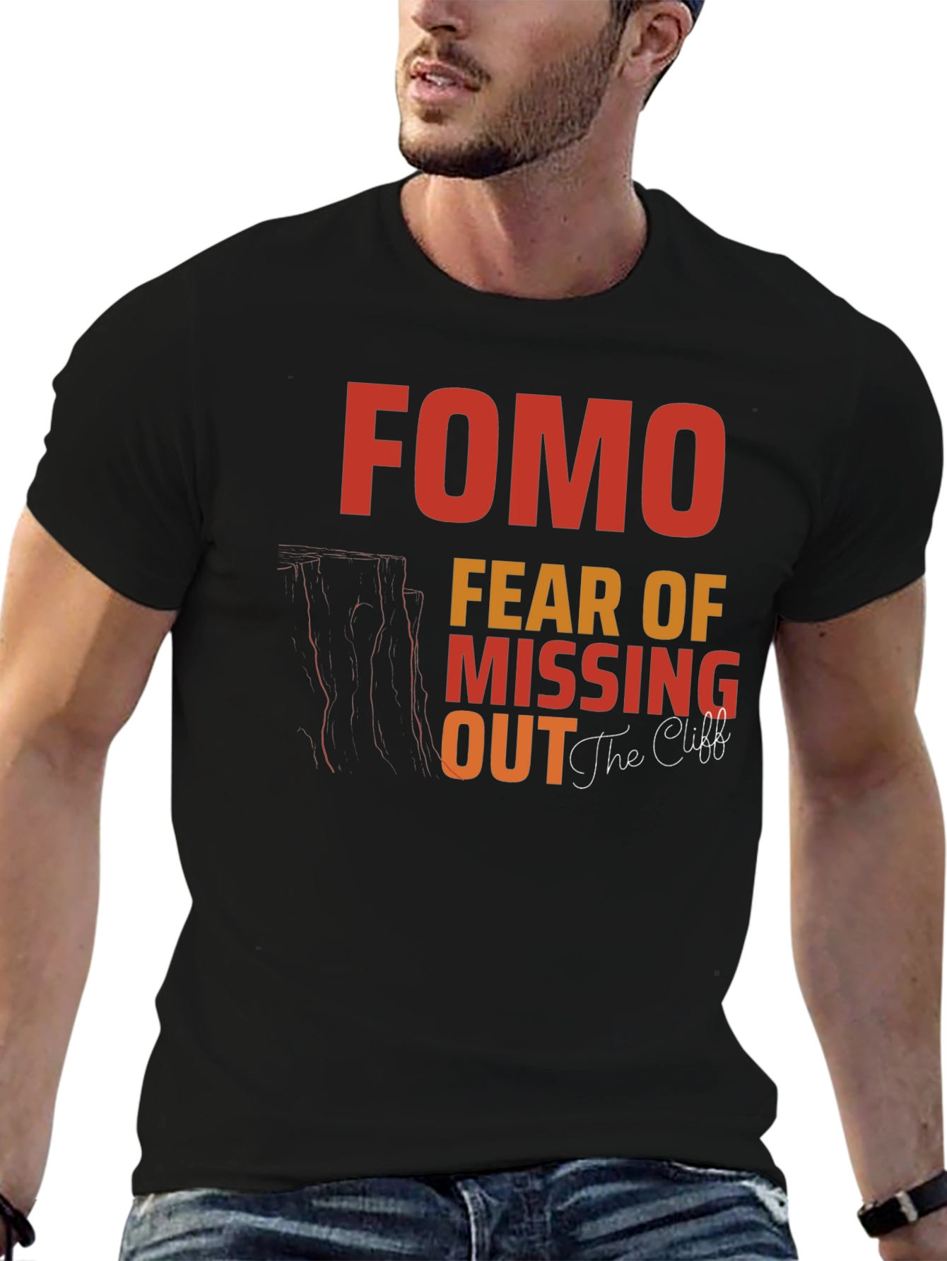 FOMO Fear of Missing Out Graphic T-Shirt