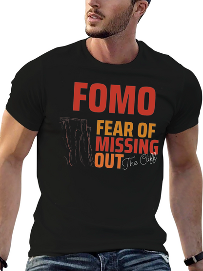 FOMO Fear of Missing Out Graphic T-Shirt