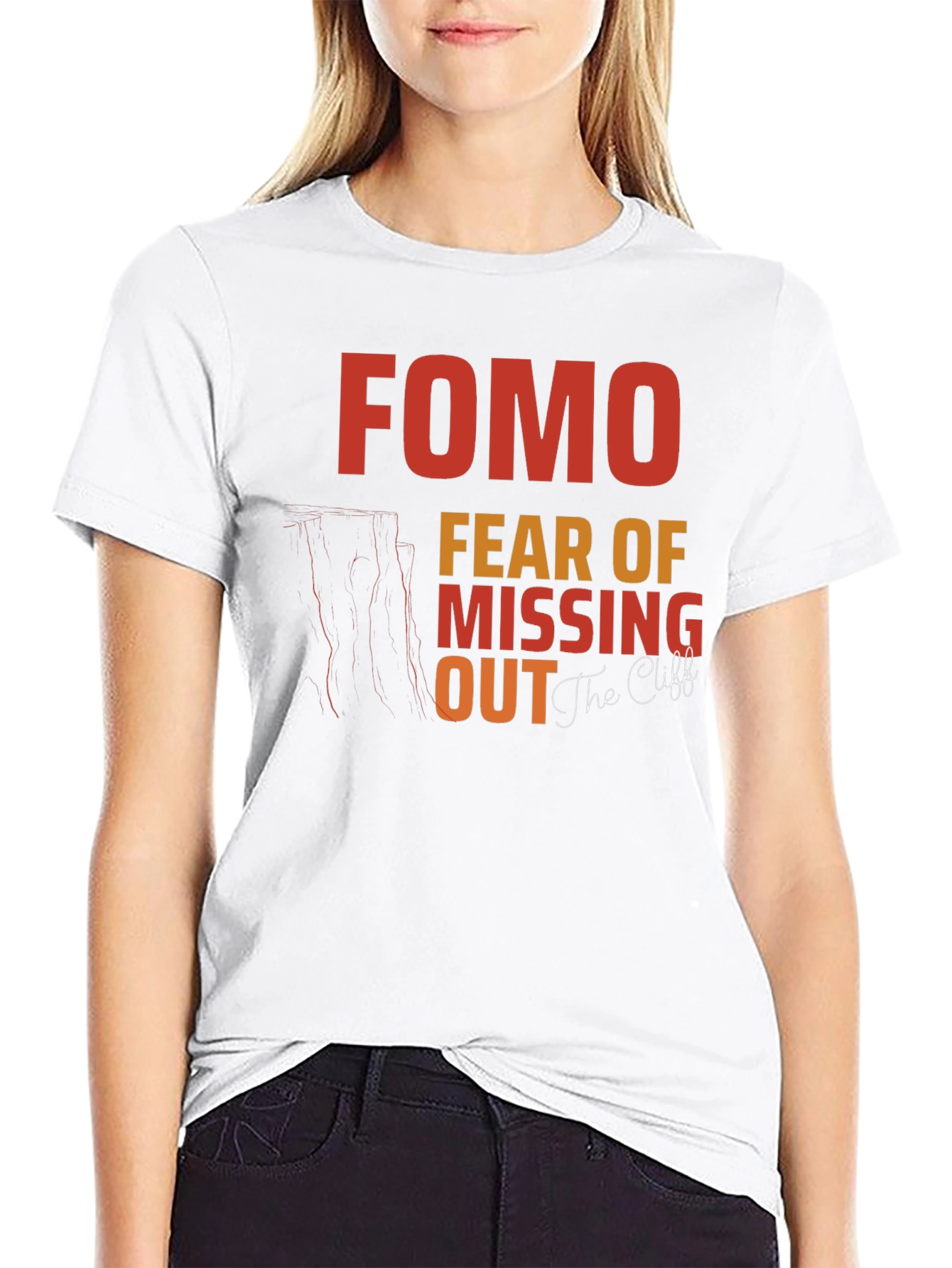 FOMO Fear of Missing Out Graphic T-Shirt