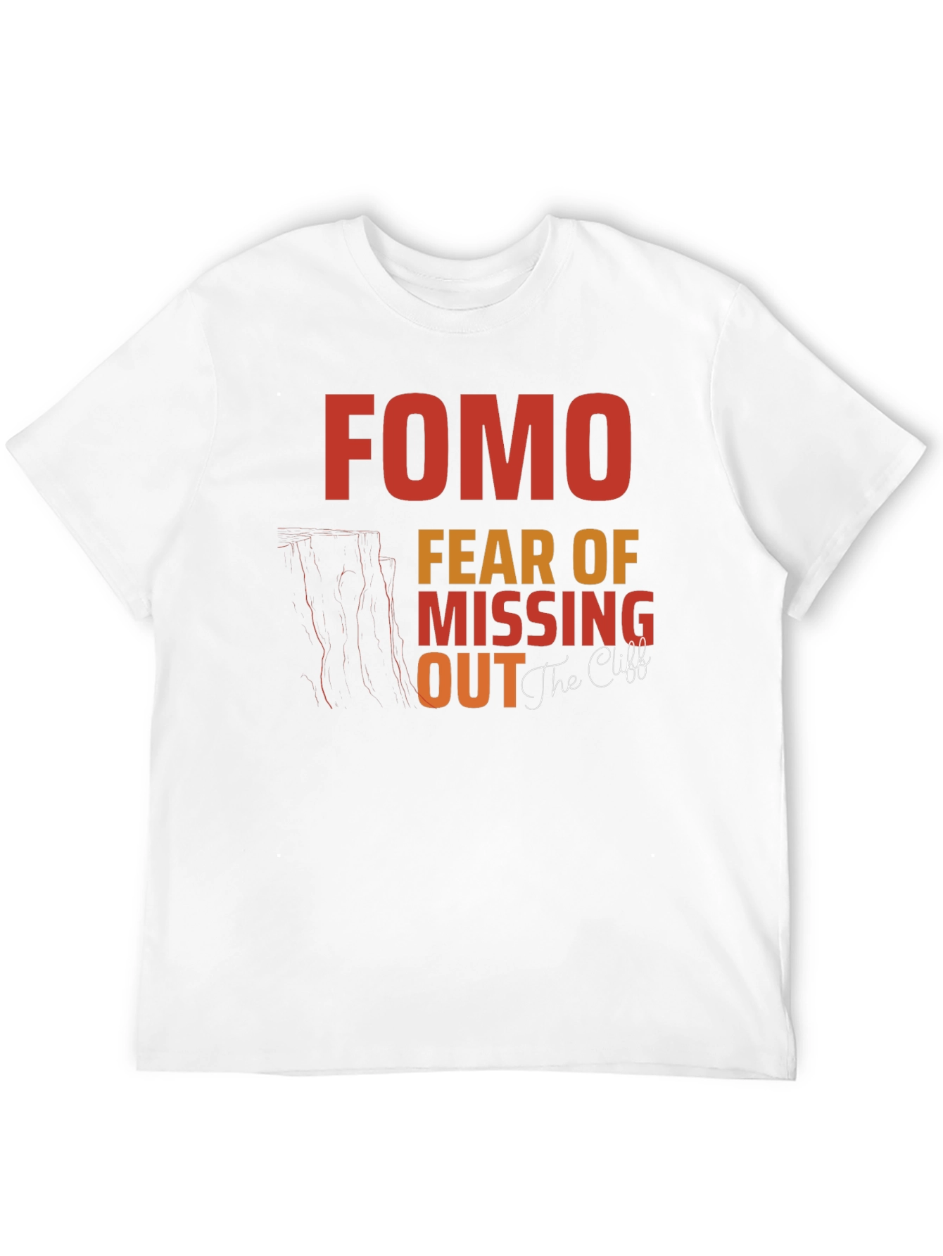 FOMO Fear of Missing Out Graphic T-Shirt