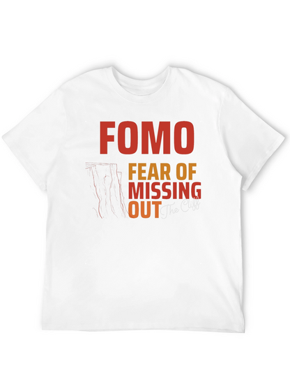 FOMO Fear of Missing Out Graphic T-Shirt