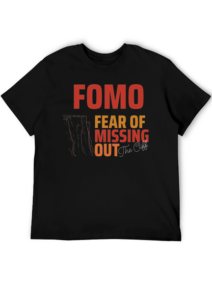 FOMO Fear of Missing Out Graphic T-Shirt