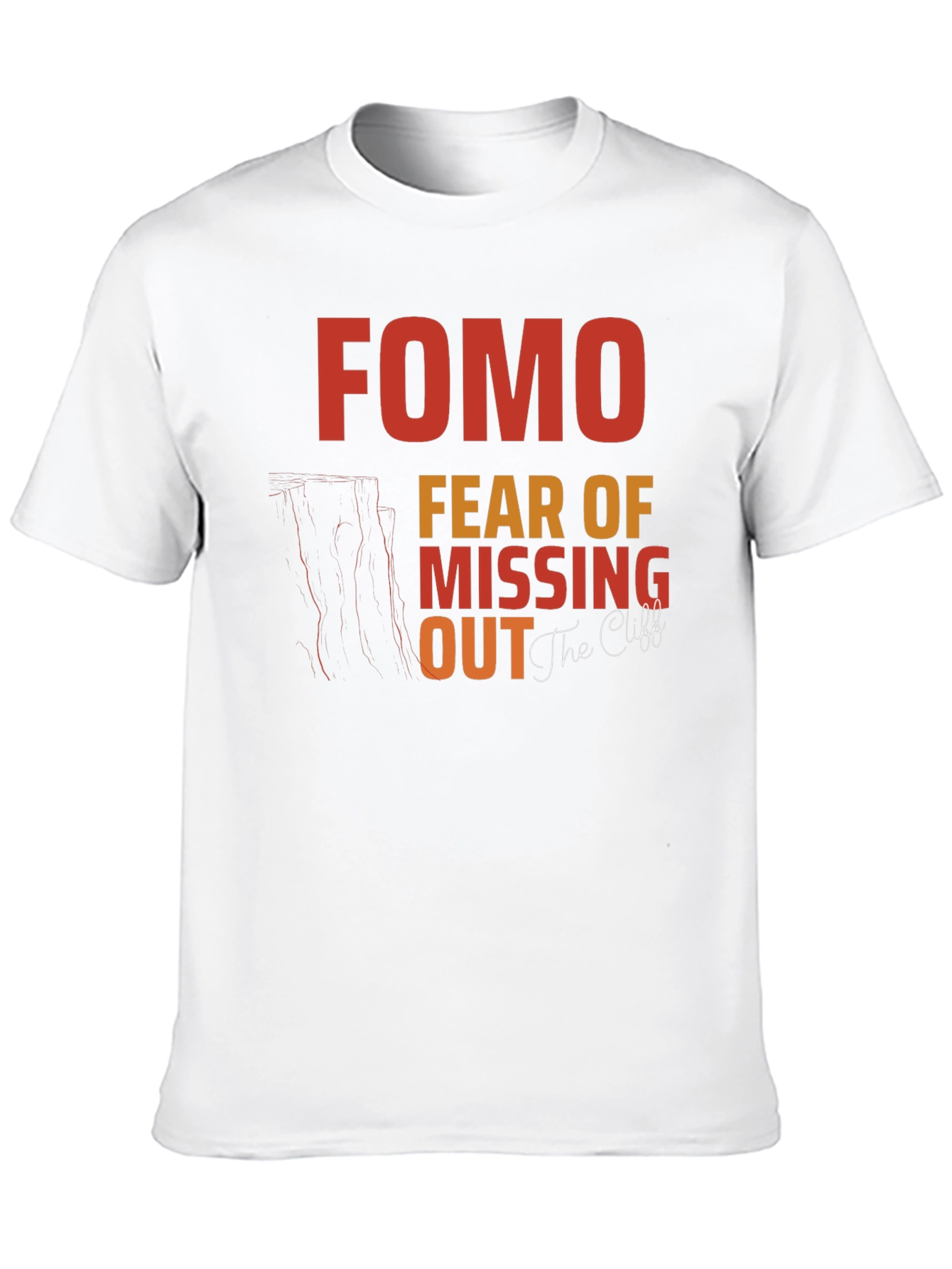FOMO Fear of Missing Out Graphic T-Shirt
