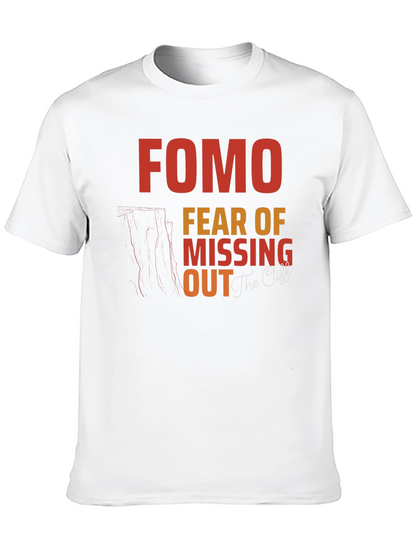 FOMO Fear of Missing Out Graphic T-Shirt