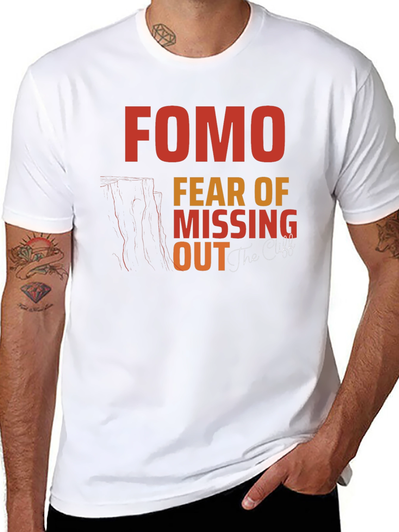 FOMO Fear of Missing Out Graphic T-Shirt