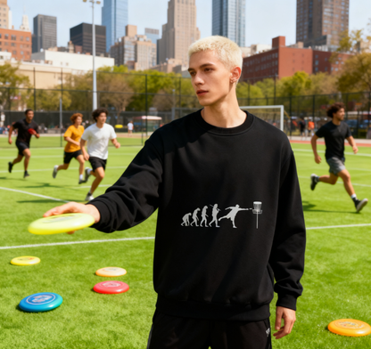 Playful Disc Golf "Evolution" Graphic Sweatshirt