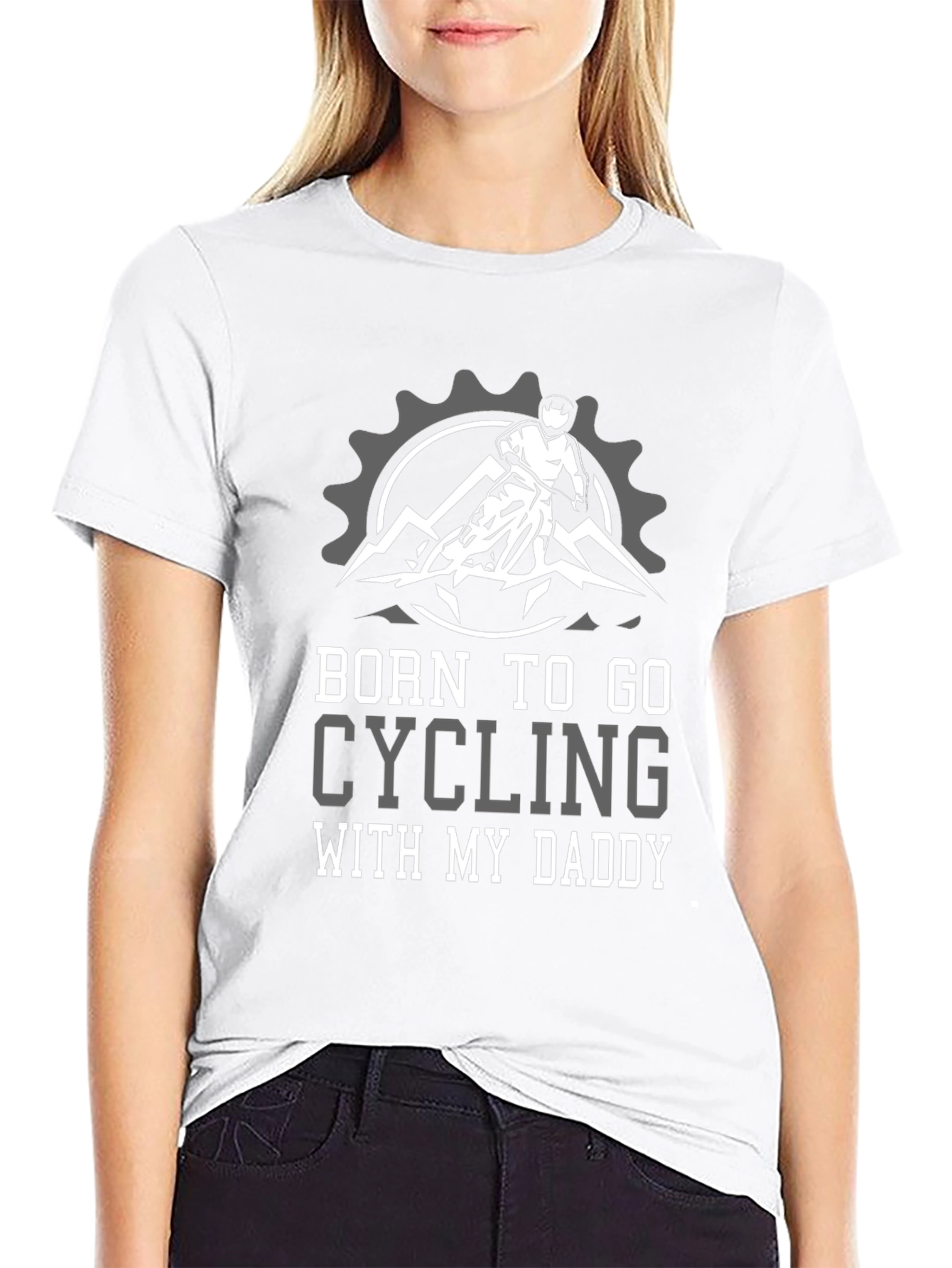 Born to Cycle with My Daddy T-Shirt
