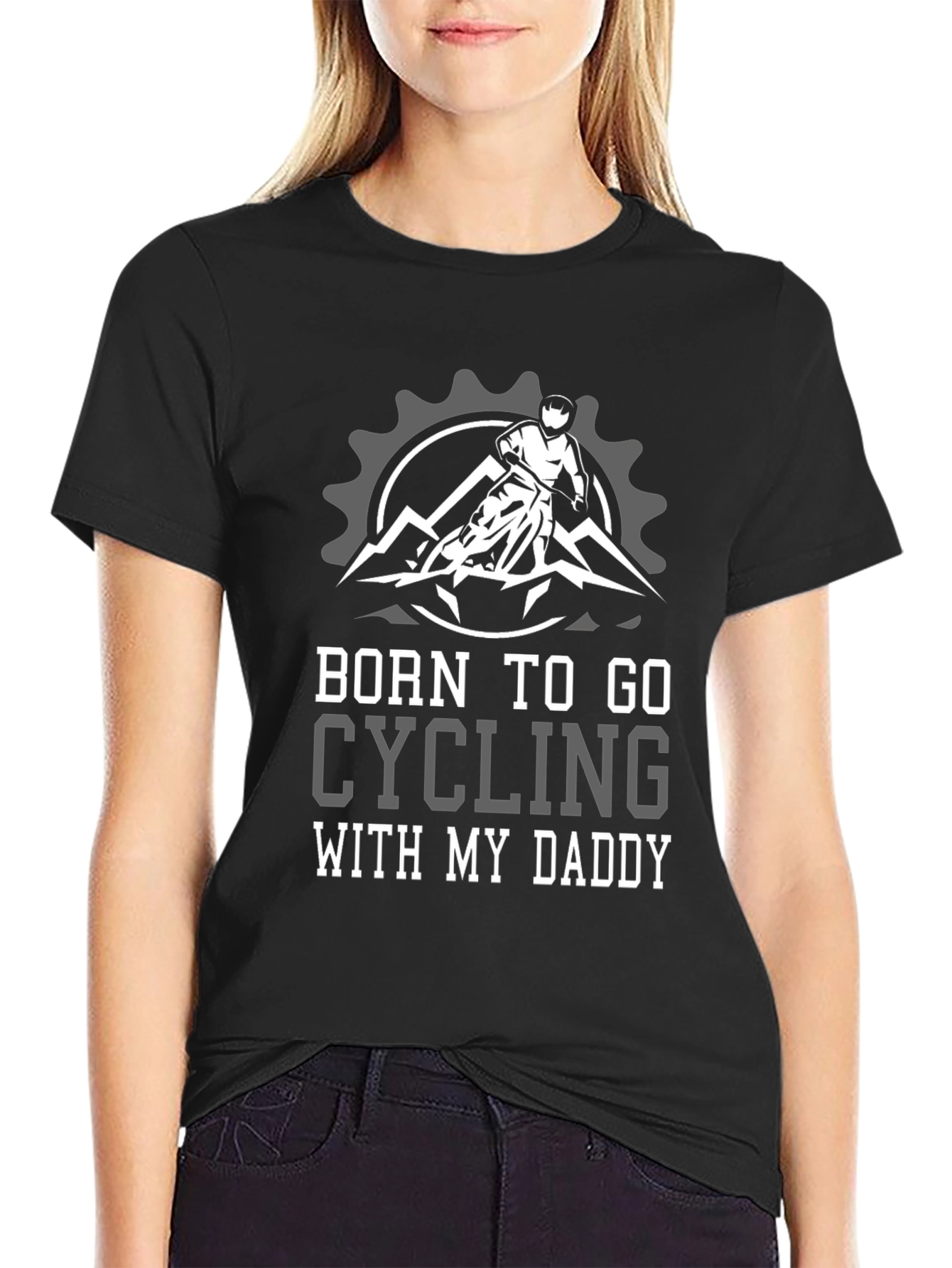 Born to Cycle with My Daddy T-Shirt