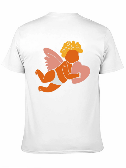 Cupid Graphic T-Shirt - Love and Hearts