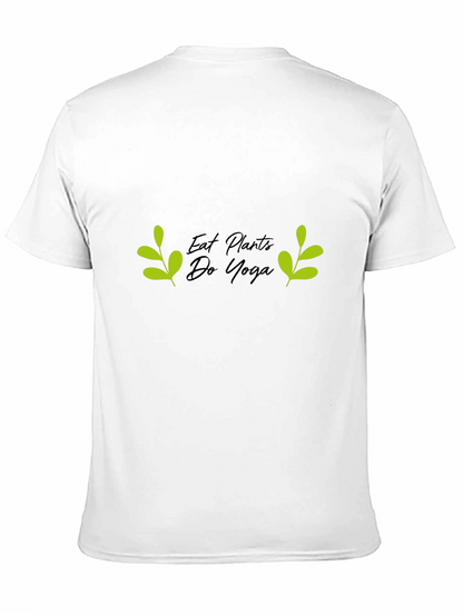Eat Plants Do Yoga Graphic T-Shirt