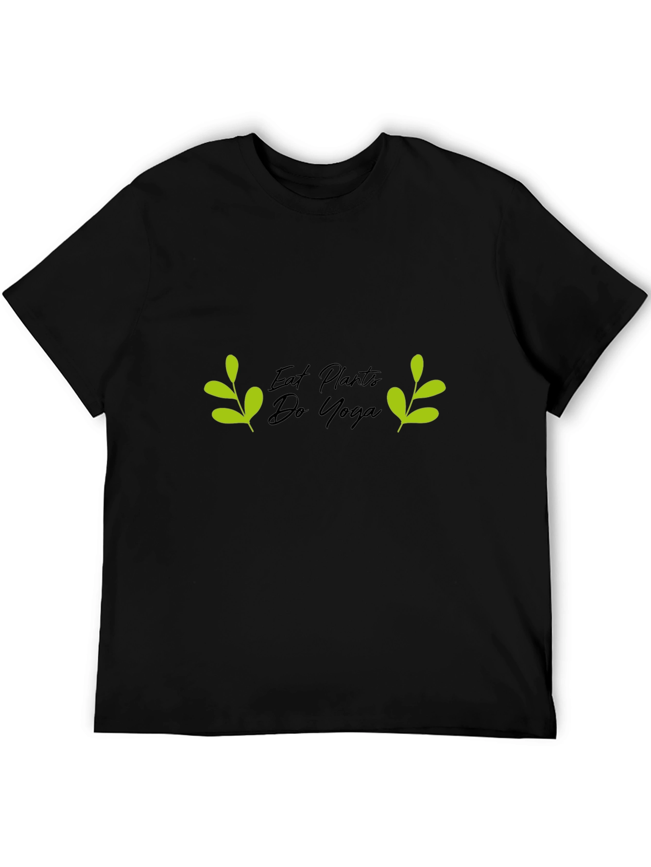 Eat Plants Do Yoga Graphic T-Shirt