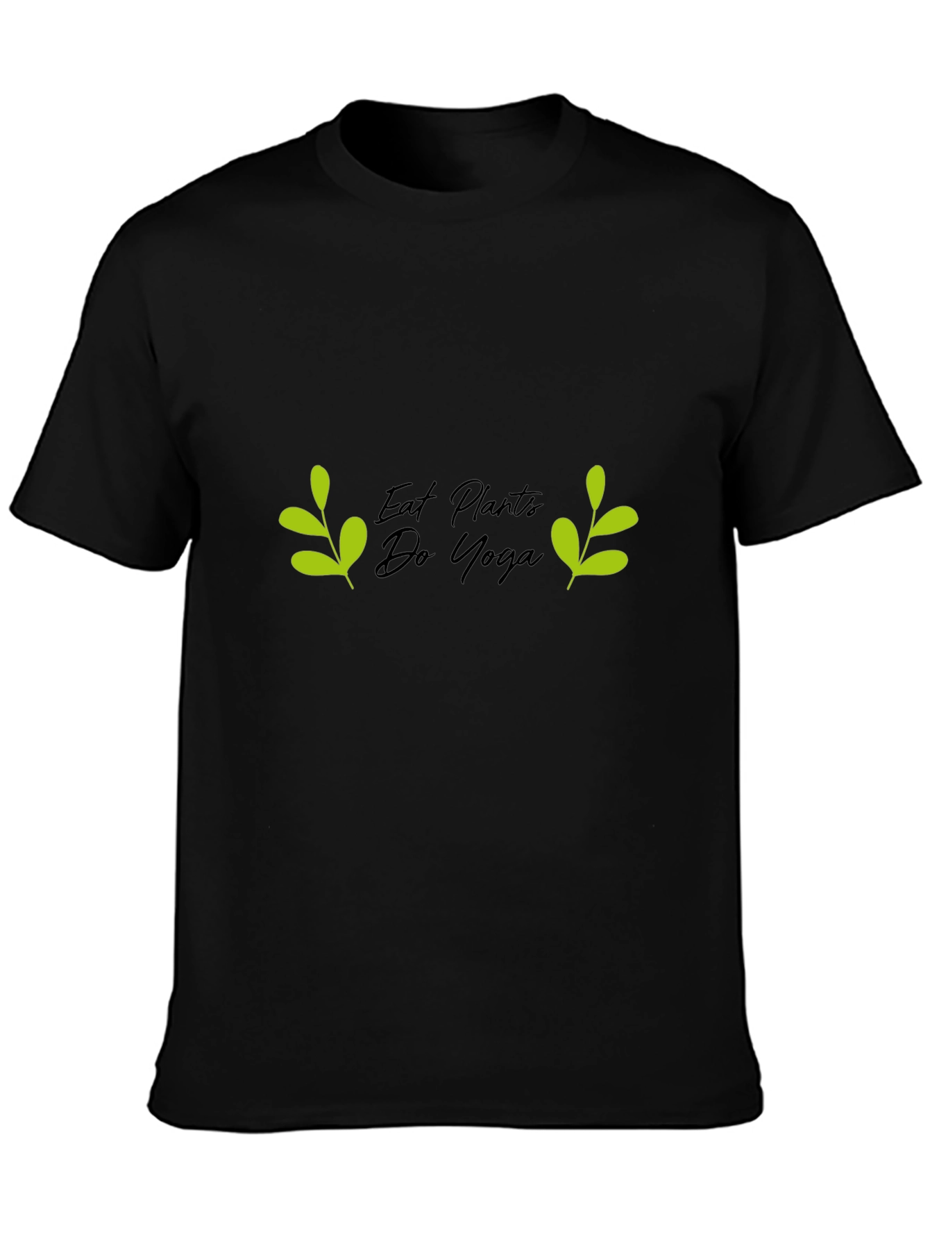 Eat Plants Do Yoga Graphic T-Shirt