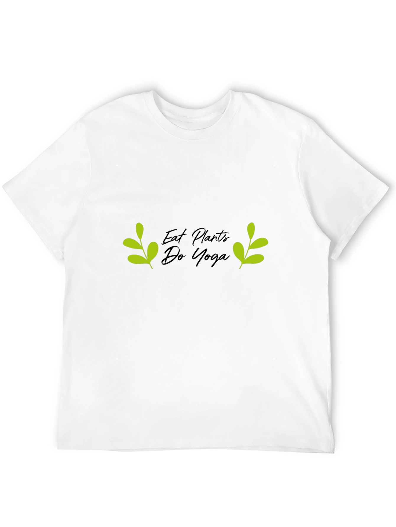 Eat Plants Do Yoga Graphic T-Shirt