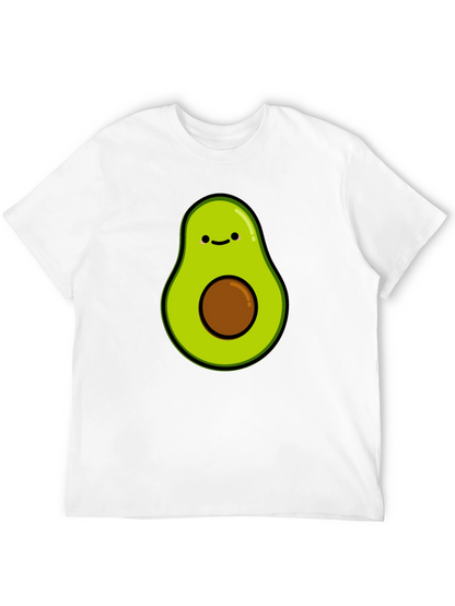 Cute Avocado Graphic T-Shirt - Black