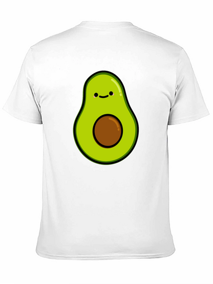 Cute Avocado Graphic T-Shirt - Black