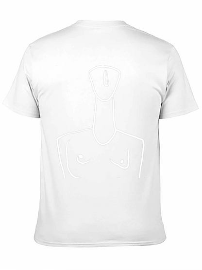 Abstract Woman Art Print Black T-Shirt