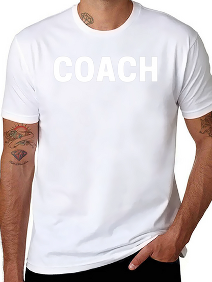 Coach T-Shirt - Bold Text Casual Tee